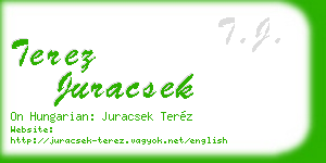 terez juracsek business card