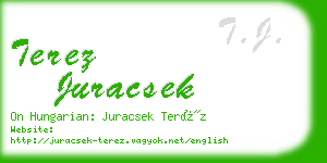 terez juracsek business card